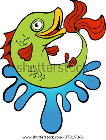 cartoon fish. stock photo : Cartoon Fish