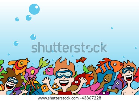 pics of people swimming. drawing of people swimming