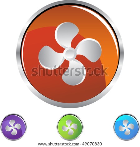 Fan Icon Stock Vector Illustration 49070830 : Shutterstock