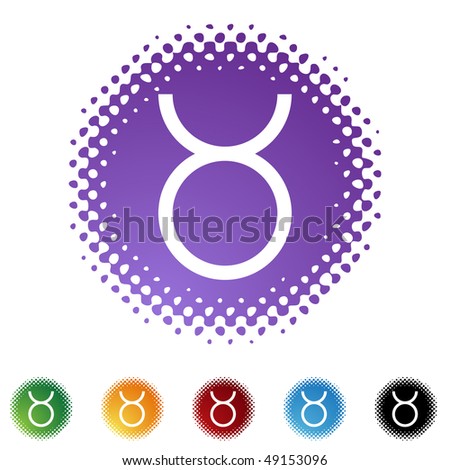 taurus zodiac sign. stock vector : Taurus Zodiac