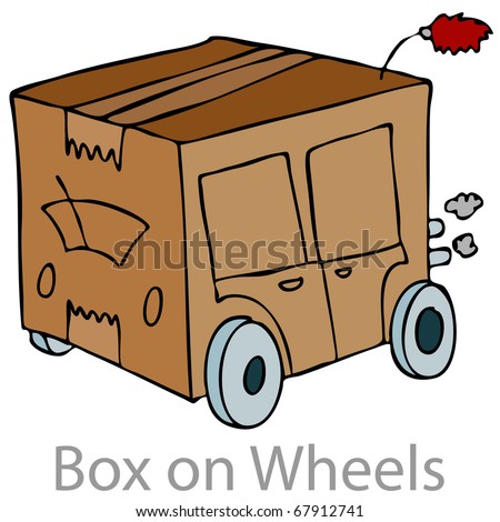 Cartoon Cardboard Boxes