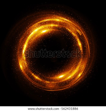 Abstract neon background. luminous swirling. Glowing spiral cover. \
Black elegant. Halo around. Power isolated. Sparks particle.\
Space tunnel. Glossy jellyfish. LED color ellipse. Glint glitter