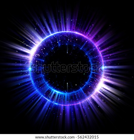 Abstract neon background. luminous swirling. Glowing spiral cover. \
Black elegant. Halo around. Power isolated. Sparks particle.\
Space tunnel. Glossy jellyfish. LED color ellipse. Glint glitter