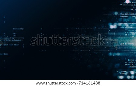 Abstract tech background. Floating Numbers HUD Background. Matrix particles grid virtual reality. Smart build. Grid core. Hardware quantum form. Future technology. Decoding dna
