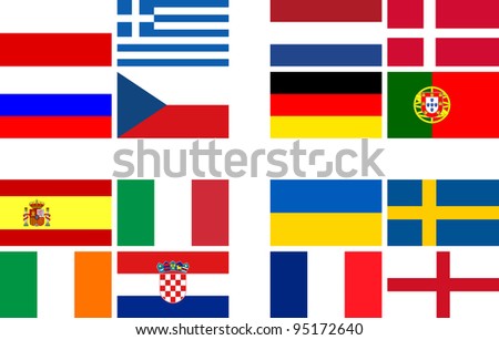 Football Team Flags