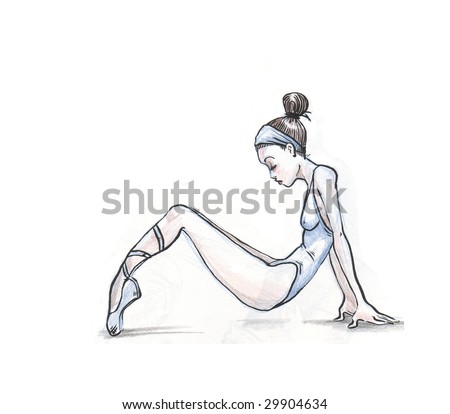 ballerina dancer, part of series