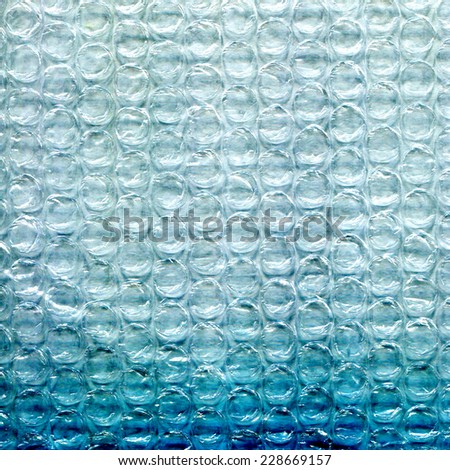 blue foam plastic textured background