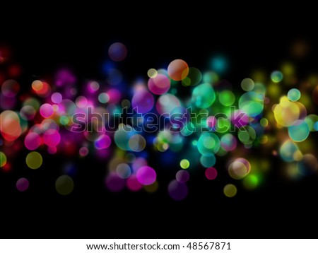 Abstract colored spot lights background