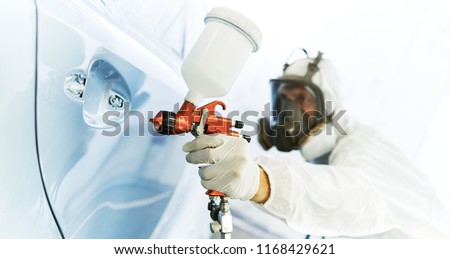 car painting in chamber