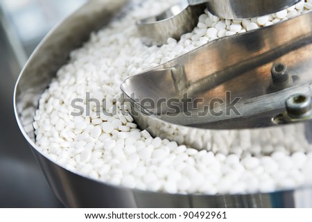 pharmaceutical medicine tablet pill background at pharmacy industry manufacture