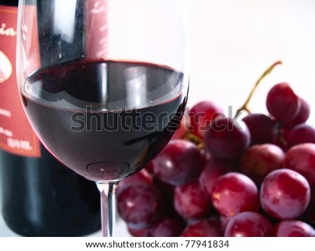Wine Glass Grapes