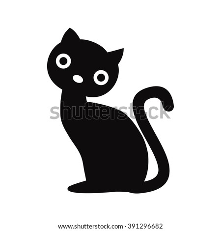 Cat  icon, cat , cat shadow, Cat