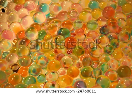 water colored bubbles