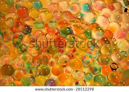 water colored bubbles