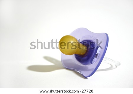 A babies pacifier, also called a dummy in the UK.