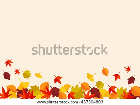 Autumn leaves fallen leaves background