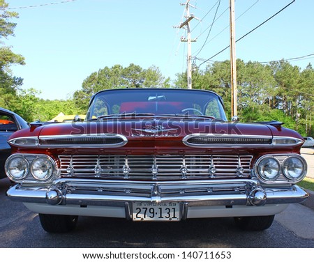 MATHEWS, VA- JUNE 01:59 Chevrolet front view in the Annual: Vintage TV\'s \