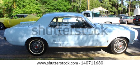 MATHEWS, VA- JUNE 01: Ford Mustang in the Annual: Vintage TV\'s \