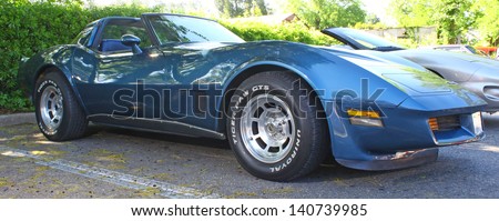 MATHEWS, VA- JUNE 01:L82 Chevy Corvette in the Annual: Vintage TV\'s \