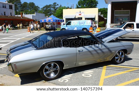 MATHEWS, VA- JUNE 01:1970 Chevy Chevelle SS 396 in the Annual: Vintage TV\'s \