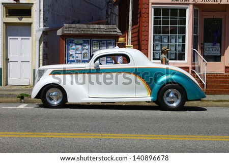 MATHEWS, VA- JUNE 01:An old Hotrod in the Annual: Vintage TV\'s \