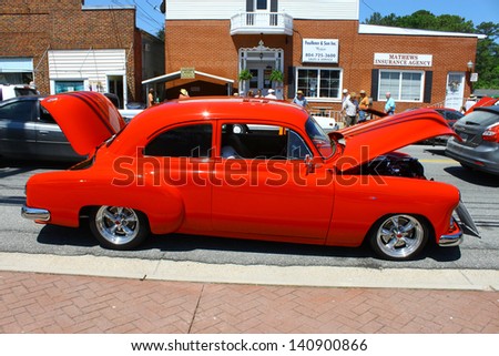 MATHEWS, VA- JUNE 01:An old Hotrod in the Annual: Vintage TV\'s \