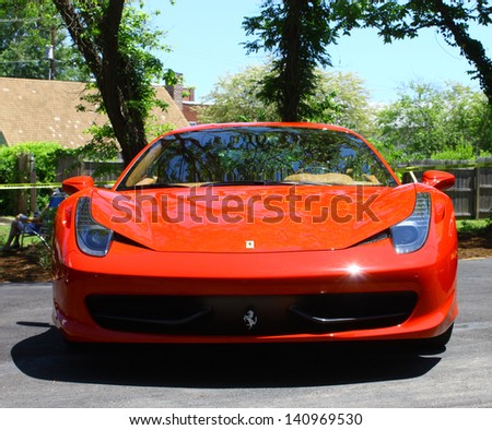 MATHEWS, VA- JUNE 01: Ferrari 458 Italia in the Annual: Vintage TV\'s \