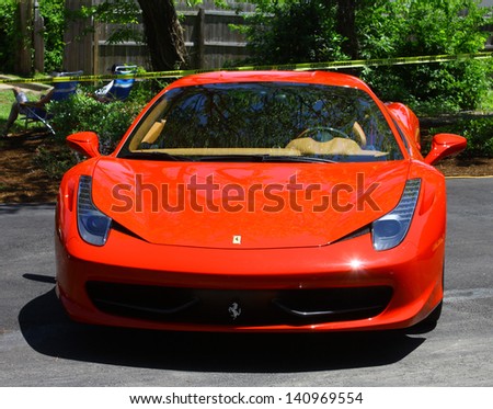 MATHEWS, VA- JUNE 01: Ferrari 458 Italia in the Annual: Vintage TV\'s \