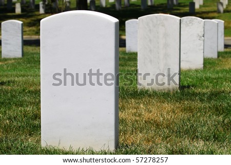 graveyard headstones with room for your text