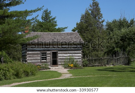 An old shack in the pines