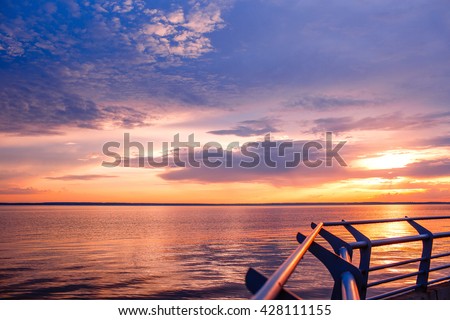 Sunset. Beautiful sunset above  sea. Lake sunet. Amazing sunset Awesome sunset. Sunset  sea waves. Summer sunset. Landscape sunset. Beautiful sunset. Travel sunset