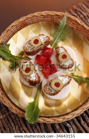 Bammy cassava bread with breaded grouper