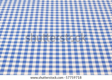 Blue and white cloth