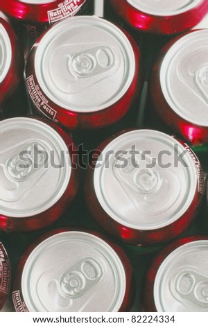 Soda pop cans