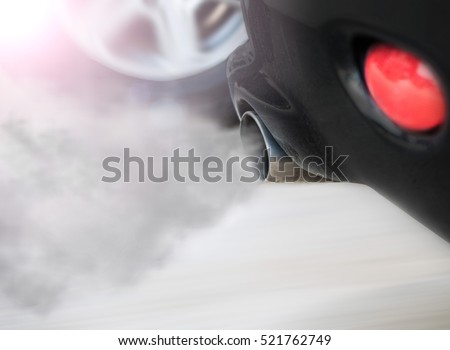 smoke car pipe exhaust