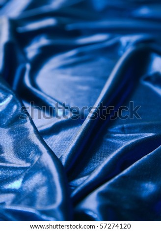 Close-up of elegant and soft fabric fold