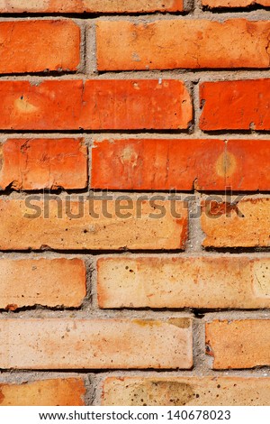 Full Frame Cinder Block Brick Wall with Rough Texture