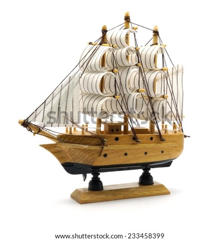 Sailing boat model