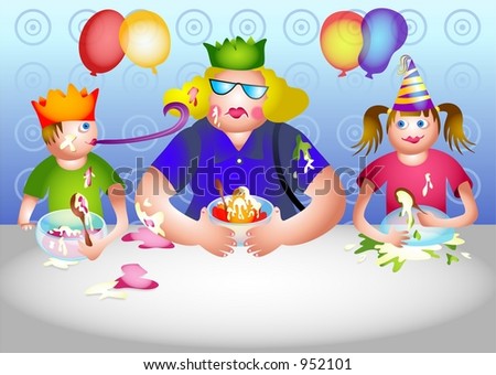 Birthday Party Decorations Clipart. Birthday+party+balloons+