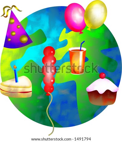 Party World Stock Photo 1491794 : Shutterstock