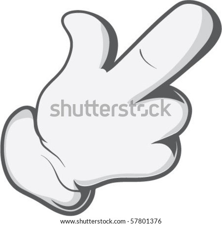Pointing Hand Stock Vector 57801376 : Shutterstock