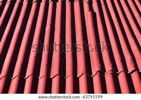 Currugated iron roof