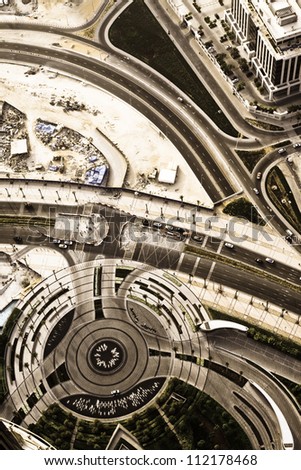 Dubai Urban Infrastructure Aerial