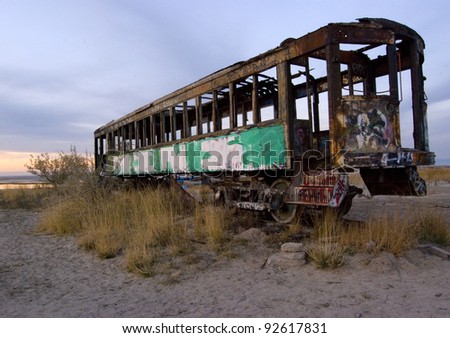 Graffiti Train Car