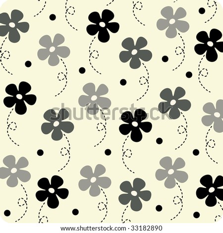 wallpaper vector flower. stock vector : vector flower