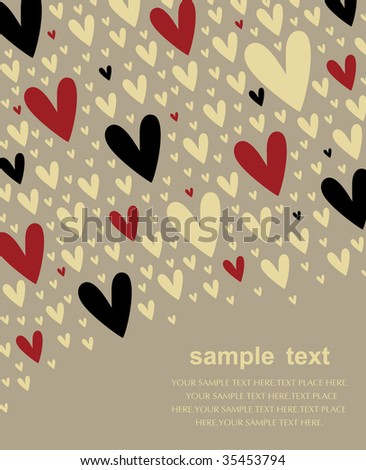 valentines day hearts wallpaper. Heart background Design