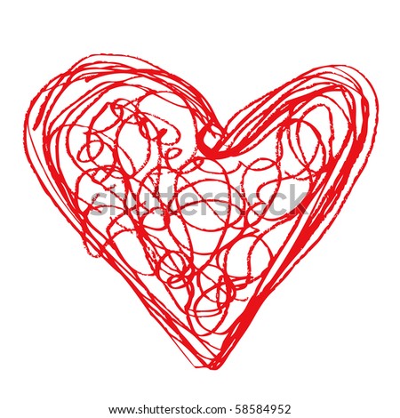 Heart Vector Illustration - 58584952 : Shutterstock