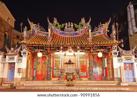 Temple of Taiwan Capital Deity,Tainan City,Taiwan