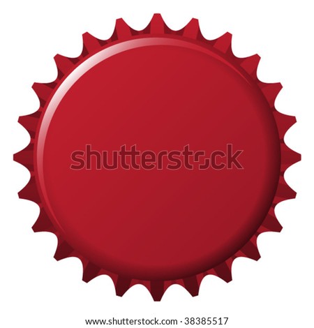 Bottle Cap Stock Vector Illustration 38385517 : Shutterstock