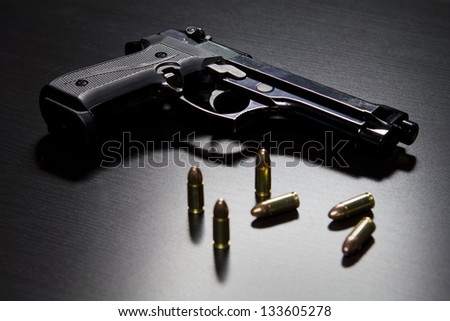 Guns and ammunition